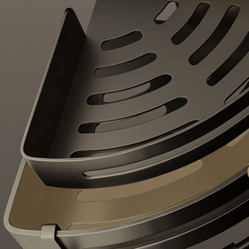 BowLift | Contemporary Aluminum Bathroom Accessory Set Grey Bath Shelf