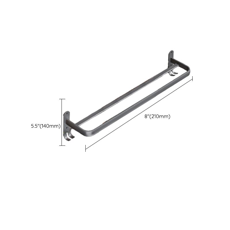 BowLift | Modern Bathroom Accessories Hardware Set Gray Towel Bar Bathroom Shelf Bathroom Hardware Set