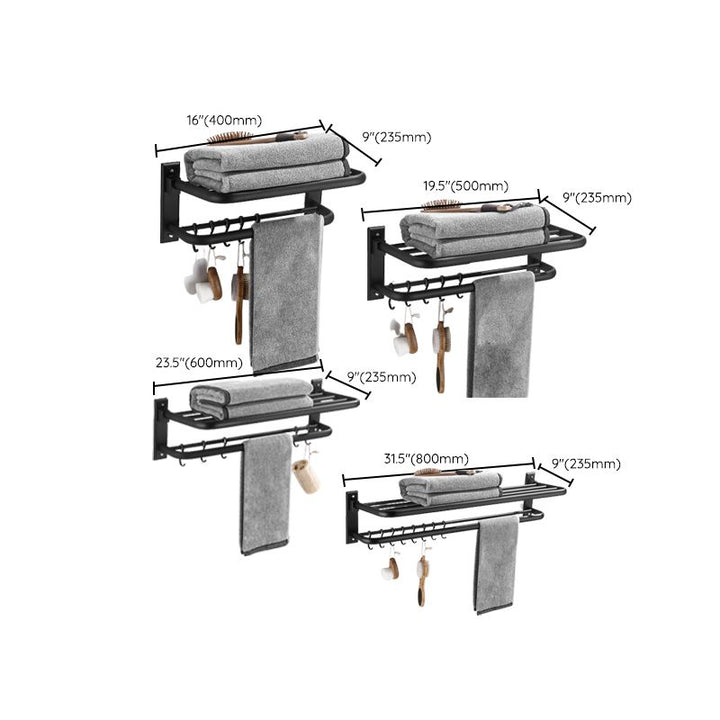 BowLift | Matt Black Bathroom Accessory Set Modern Bathroom Accessory as Individual Piece or as Set