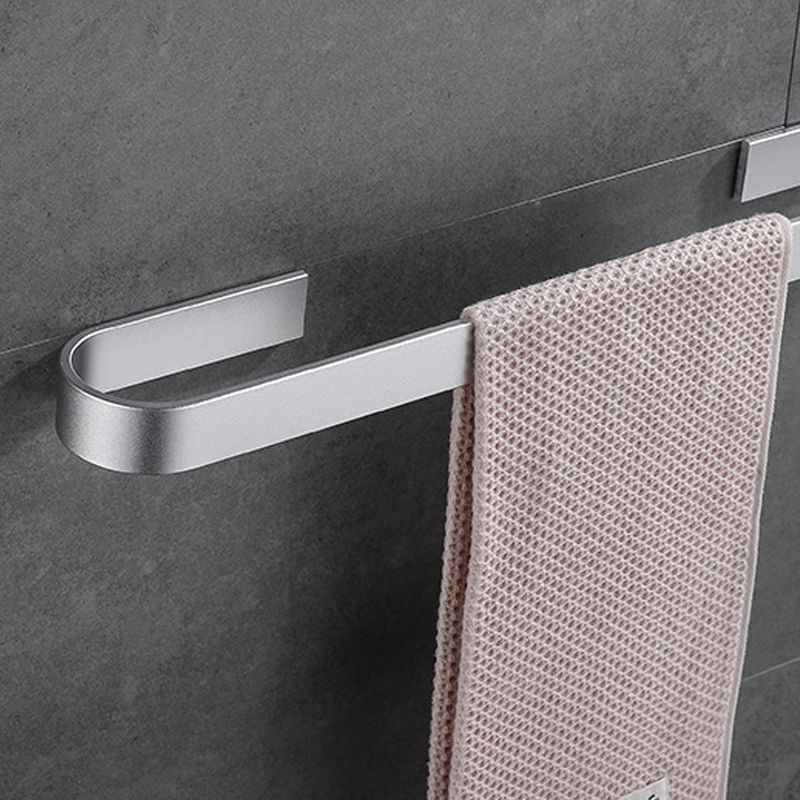 BowLift | Contemporary 2-piece bathroom accessory set aluminum stainless steel towel bar