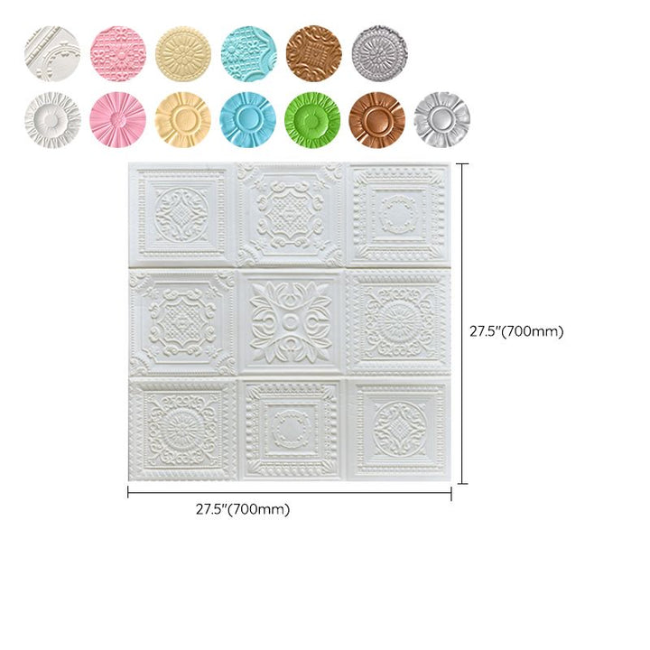 BowLift | Modern Pearl Wall Element Access Panel Peel and Stick Wall Tile Set of 10