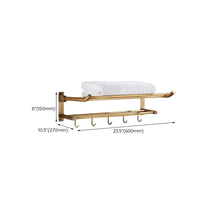BowLift | Traditional Bathroom Accessory Set Gold Paper Holder Bathroom Set