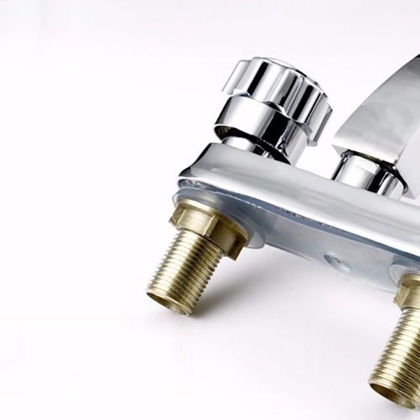 BowLift | Modern Style Vessel Faucet Copper Knob Handle Low Arc Vessel Faucet