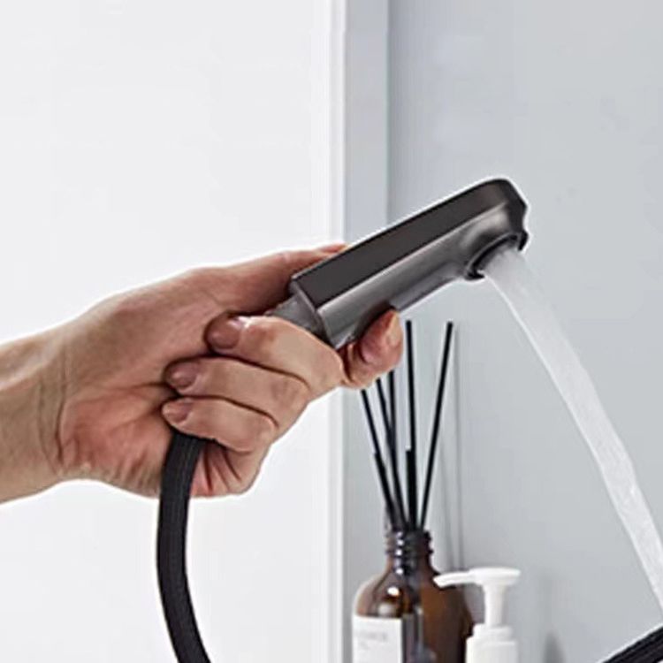 BowLift | Modern Vessel Faucet Brass Lever Handle Swivel Spout Bathroom Vessel Faucet
