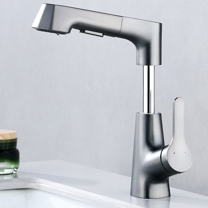 BowLift | Modern Faucet Solid Copper Centerset Bathroom Faucet