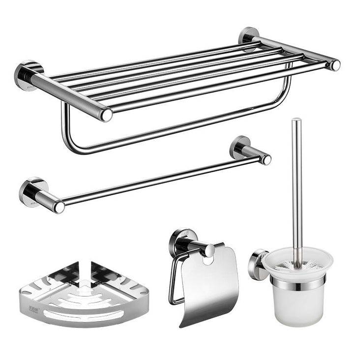 BowLift | Modern Bathroom Accessories Bathroom Shelf Towel Bar Stainless Steel Bathroom Accessory Set