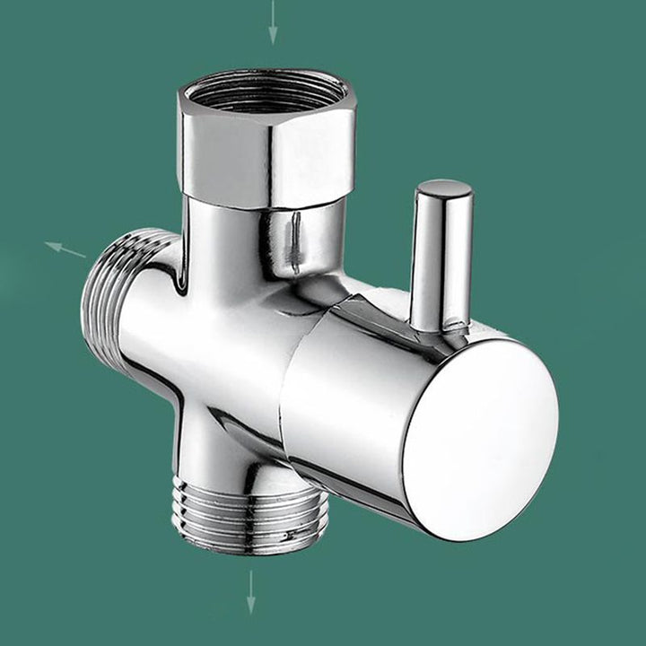 BowLift | Modern Showerhead Combination Double Showerhead Polished Stainless Steel Wall Mounted Showerhead