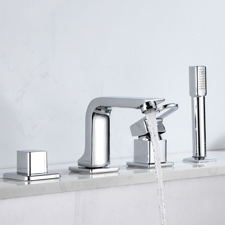 BowLift | Bathroom faucet lever handle brass handheld shower sink faucet