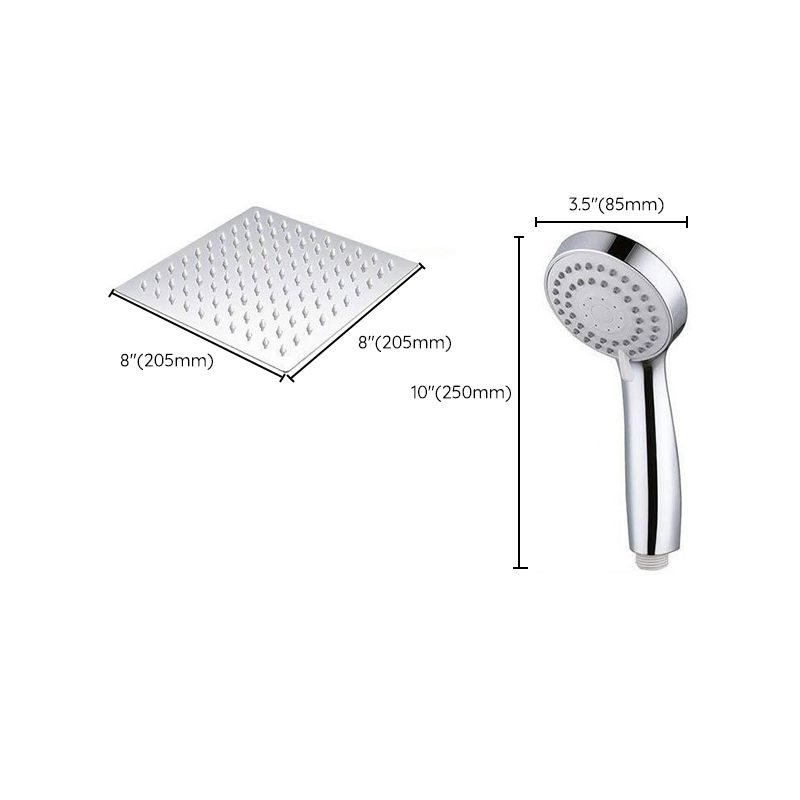 BowLift | Modern Pull-Down Dual Showerhead Square High Arch Showerhead Combination