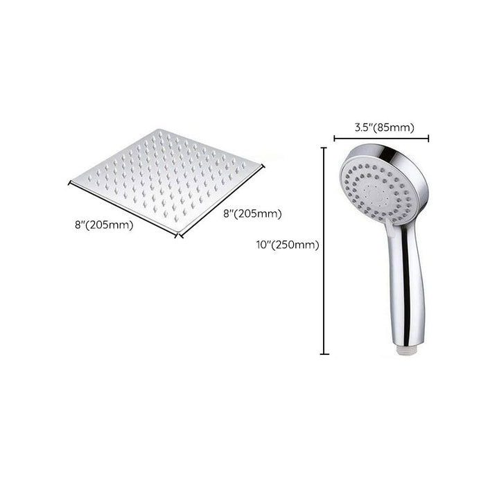 BowLift | Modern Pull-Down Dual Showerhead Square High Arch Showerhead Combination