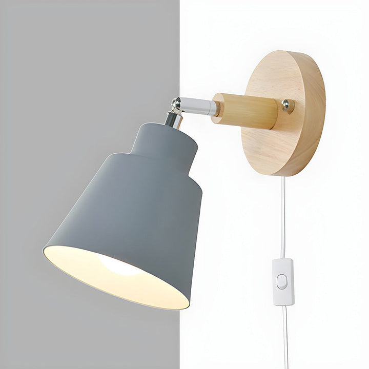 BowLift | Wall Light With Wood Accent For Bedroom