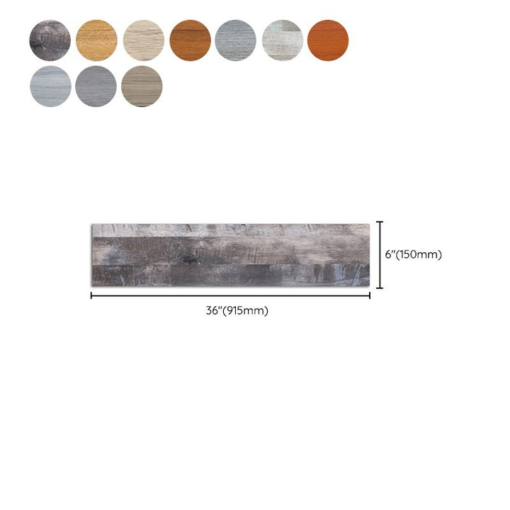 BowLift | Modern Peel & Stick Mosaic Tiles Plastic Wood Look Fading Resistant Vinyl Plank