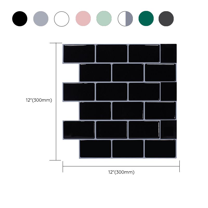 BowLift | Modern Tile Peel & Stick PVC Rectangular Subway Tile Peel and Stick Wall Tile