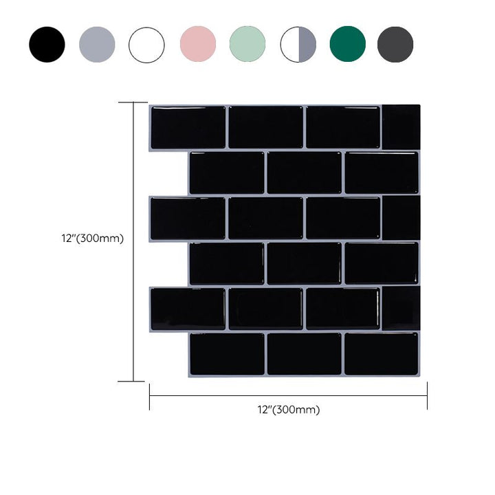 BowLift | Modern Tile Peel & Stick PVC Rectangular Subway Tile Peel and Stick Wall Tile