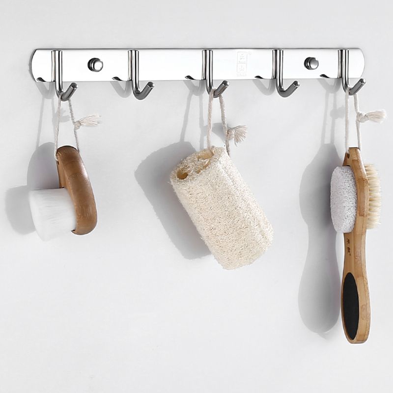 BowLift | Modern Bathroom Set with Bathroom Shelf/Towel Bar Polished Chrome Bathroom Accessory Set