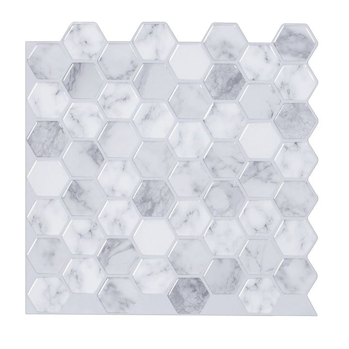 BowLift | Modern Peel-and-Stick Wall PVC Hexagon Peel-and-Stick Tile
