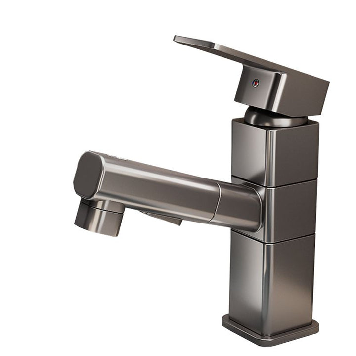 BowLift | Contemporary bathroom sink faucet single-handle swivel spout sink faucet