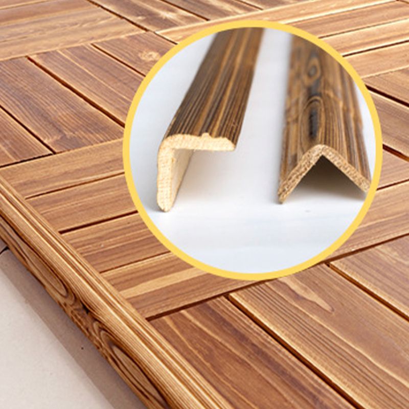 BowLift | Parquet Pine Floor Tile Waterproof Click Lock Traditional Wood Floor for Living Room