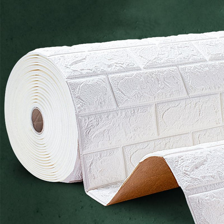 BowLift | Modern wall-ceiling element for sticking with 3D embossing in white