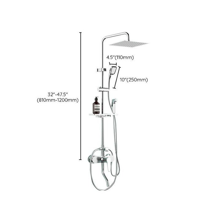 BowLift | Modern print-balanced converter faucet shower head shower fitting on the wall