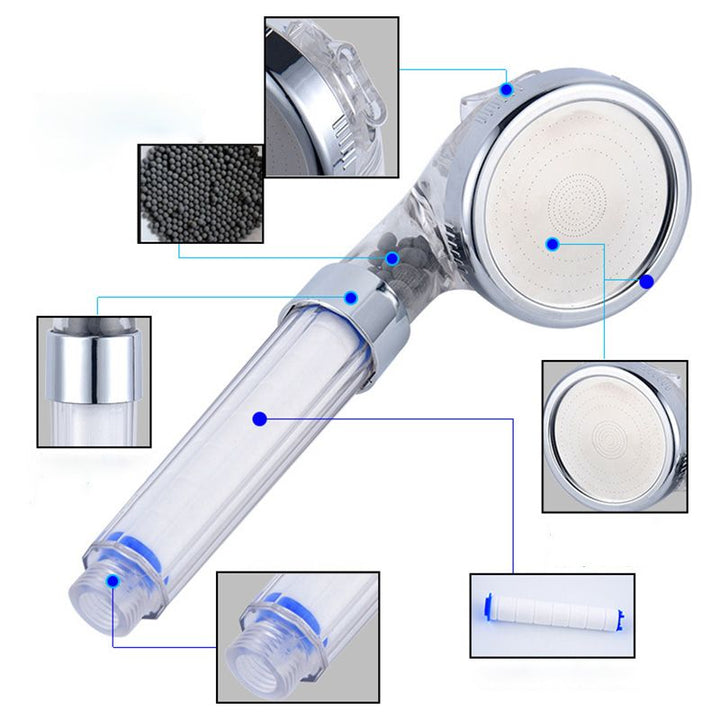 BowLift | Modern Style Shower Head Plastic Handheld Shower Head with Adjustable Water Flow