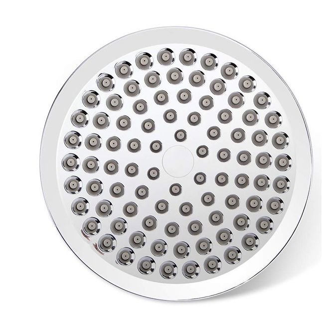 BowLift | Modern Dual Shower Head Square High Arch Shower Head Combination in Silver