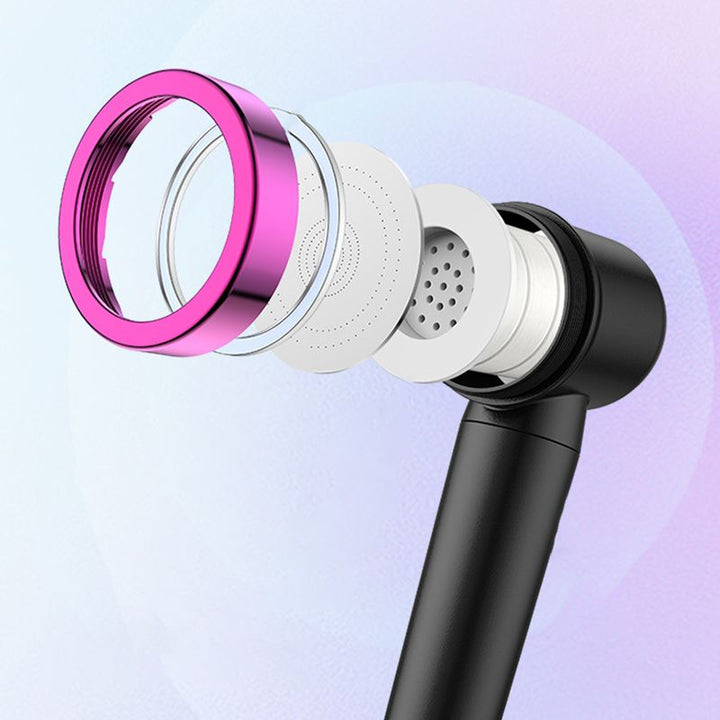 BowLift | Water filtration shower head standard spray pattern handheld shower head