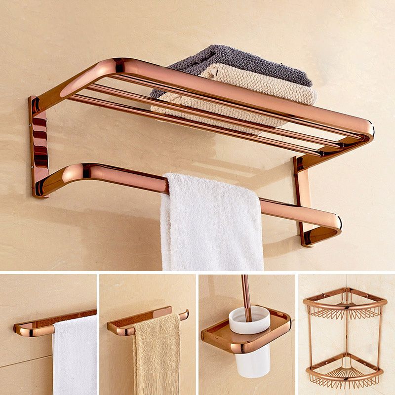 BowLift | 5-piece Vintage Bathroom Accessory Set Brass Bathroom Fittings Set