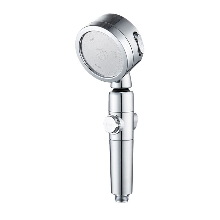 BowLift | Modern Showerhead Adjustable Spray Pattern Rotatable Round Handheld Showerhead