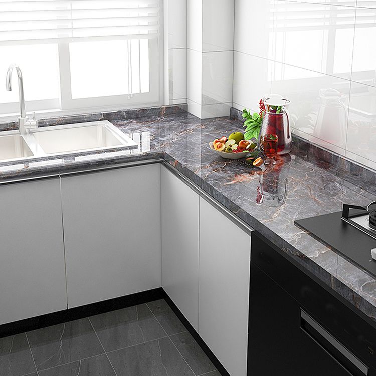 BowLift | Modern Peel & Stick Field Tiles Plastic Wallpaper for Kitchen Back Wall