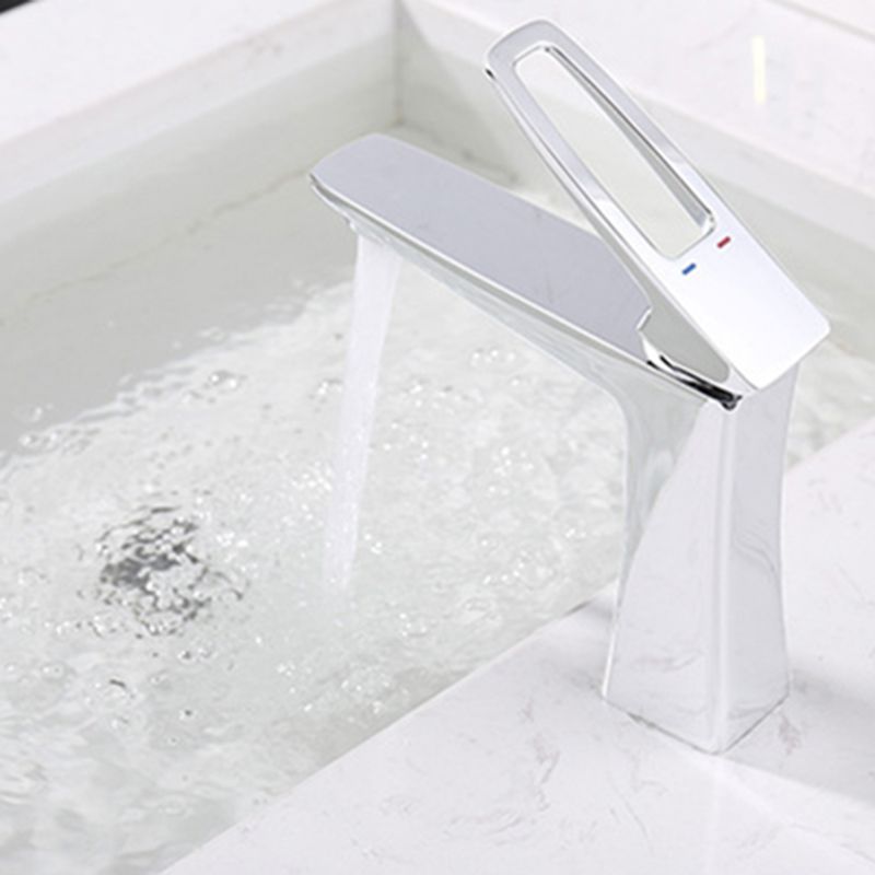 BowLift | Glam Vessel Sink Faucet Brass Lever Handles with Drain Assembly Sink Mixer