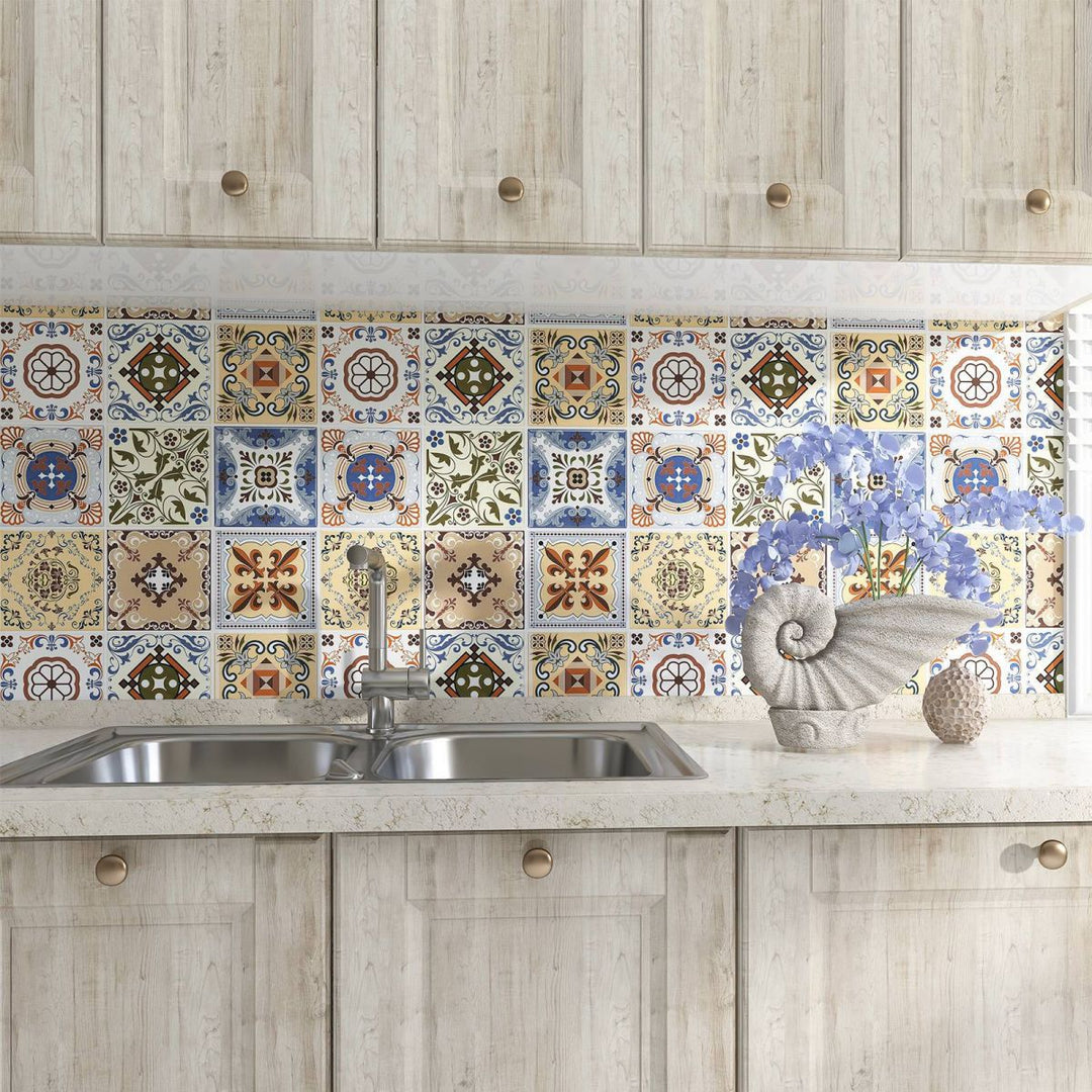 BowLift | Mosaic Tile Peel and Stick Wall Tile Modern Wallpaper with Waterproof