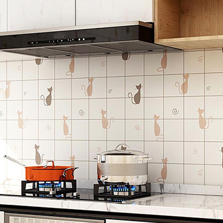 BowLift | Modern Peel and Stick Back Wall Tile PVC Rectangular Wallpaper