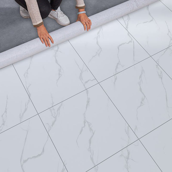 BowLift | Home Indoor Vinyl Floor Spiral Marble Print Square PVC Vinyl Floor