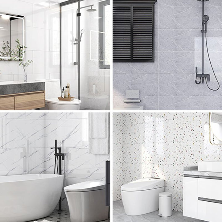 BowLift | Single Tile Peel and Stick Back Splash Modern Style Bathroom Peel and Stick Back Splash