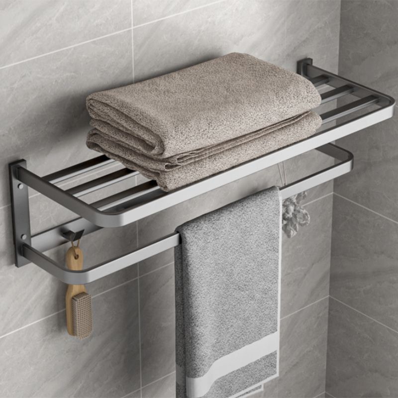 BowLift | Modern Gray Bathroom Accessory Kit Paper Holder Bath Shelf Bathroom Hardware Set