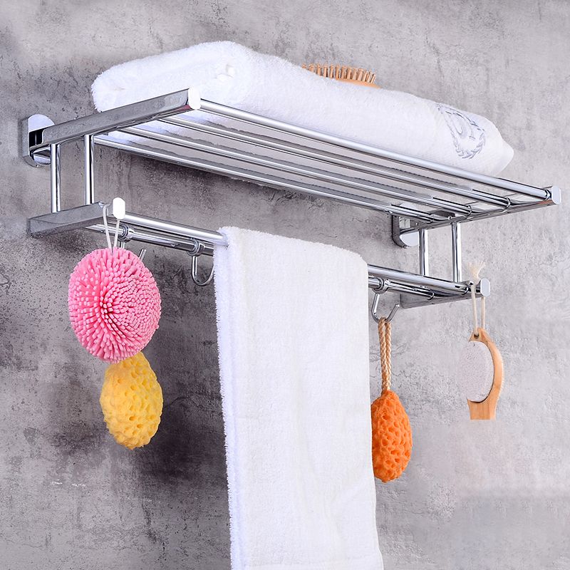BowLift | Contemporary Bathroom Accessories Hardware Set in Silver Metal