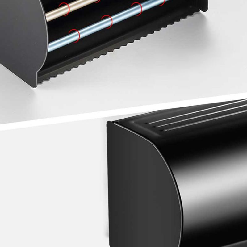 BowLift | Modern Aluminum Bathroom Hardware Set Black Bathroom Accessory Set