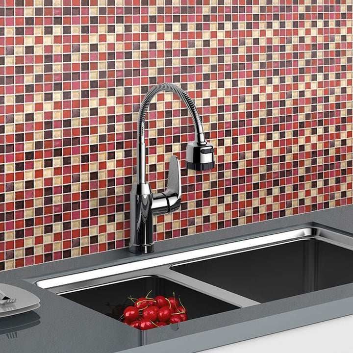 BowLift | Peel and Stick Mosaic Tile Waterproof Square Peel and Stick Tile for the Kitchen 20-Pack