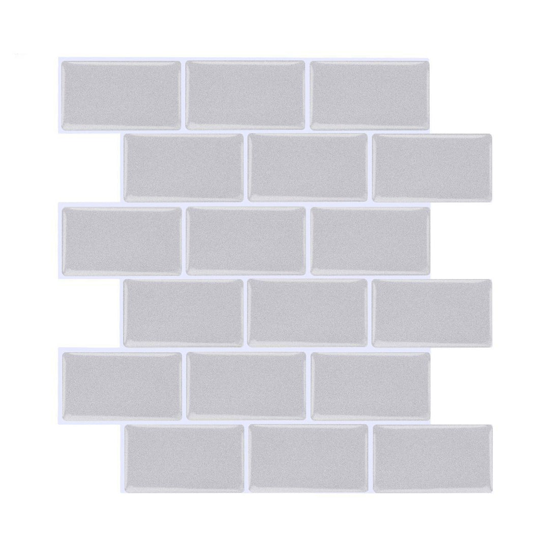 BowLift | Peel and Stick Tiles Rectangular Stain Resistant PVC Subway Peel and Stick Tiles for the Kitchen