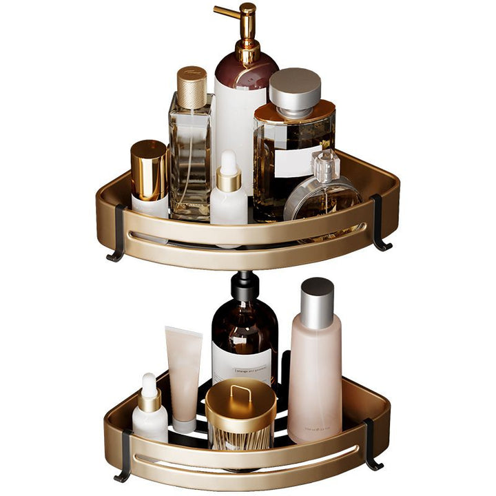 BowLift | Modern Gold Bathroom Accessories Set Bathroom Shelf Bathroom Accessories Set
