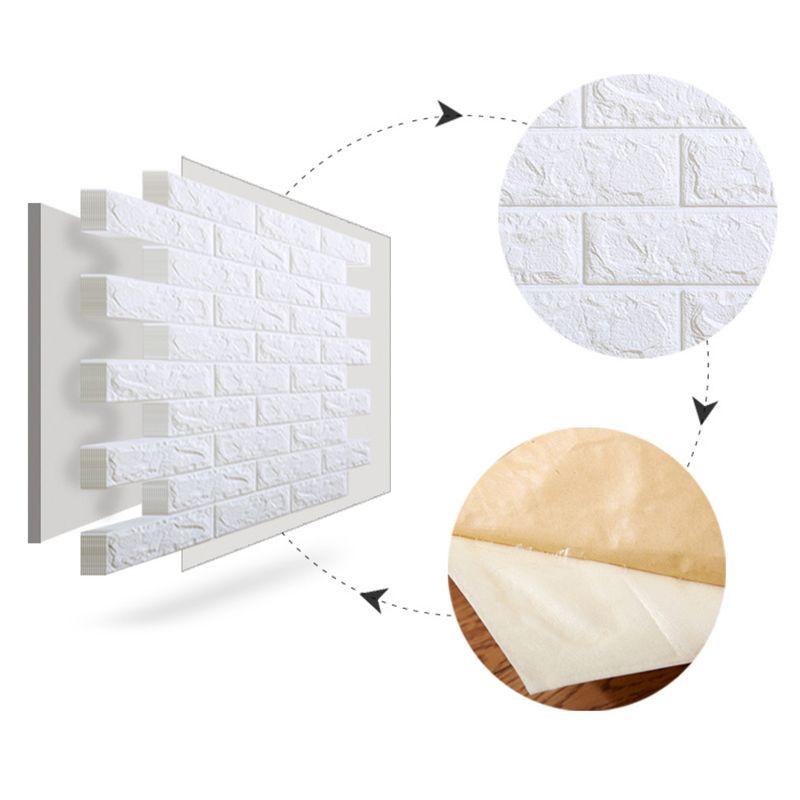 BowLift | Modern Wall Tile PVC 3D Embossing Self-Adhesive Waterproof Interior Wall Panel