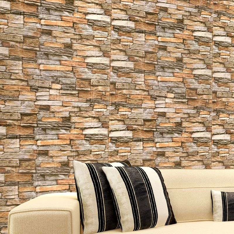BowLift | Industrial Wall Panel 3D Brick Bathroom Living Room Wall Panels Set of 10