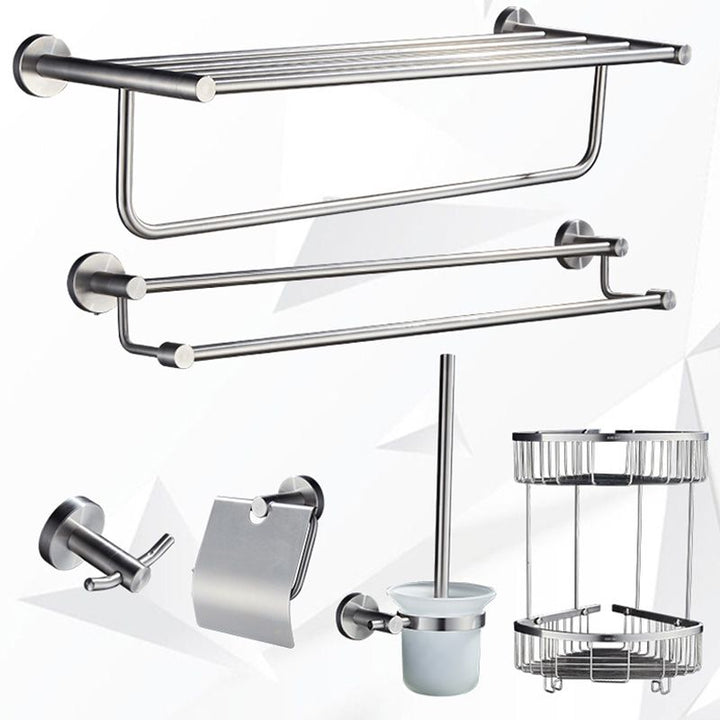 BowLift | Chrome Traditional Bathroom Accessories Set Stainless Steel Bathroom Set