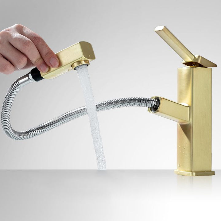 BowLift | Glam Style Faucet Single Handle Centerset Faucet with Swivel Spout
