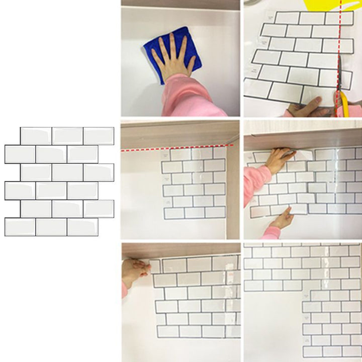BowLift | Modern Wallpaper Field Tile/Single Tile Peel and Stick Back Splash Kitchen