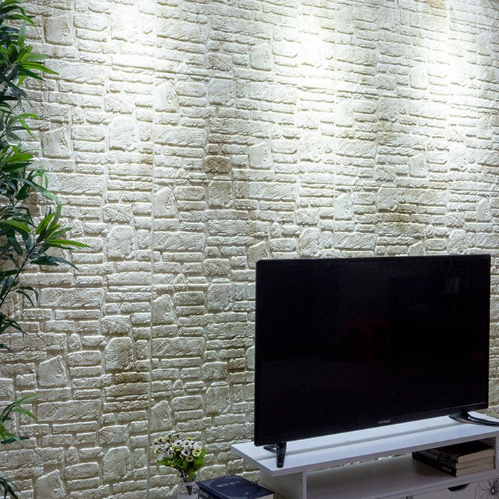 BowLift | 3D Artificial Stone Wall Panel Modern Style Living Room Wall Panel (10-Pack)