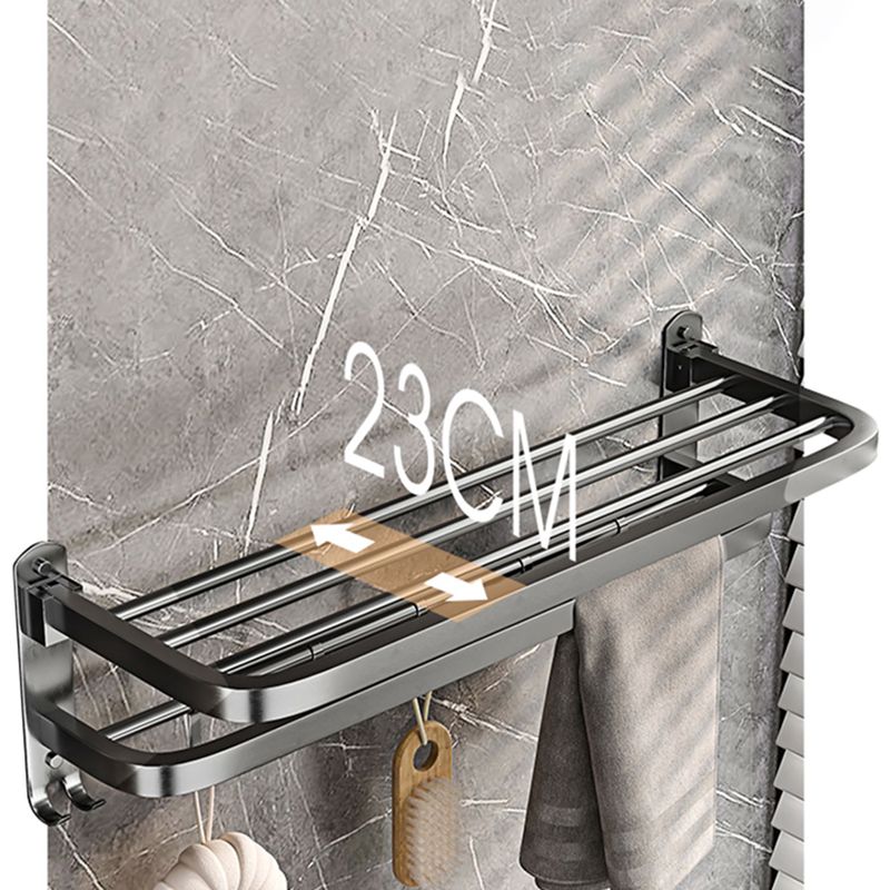 BowLift | Modern gray bathroom accessory set bathroom shelf bath hardware set