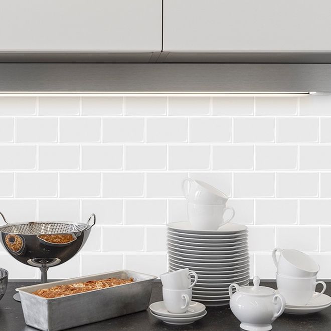 BowLift | Modern Tile Peel & Stick PVC Rectangular Subway Tile Peel and Stick Wall Tile