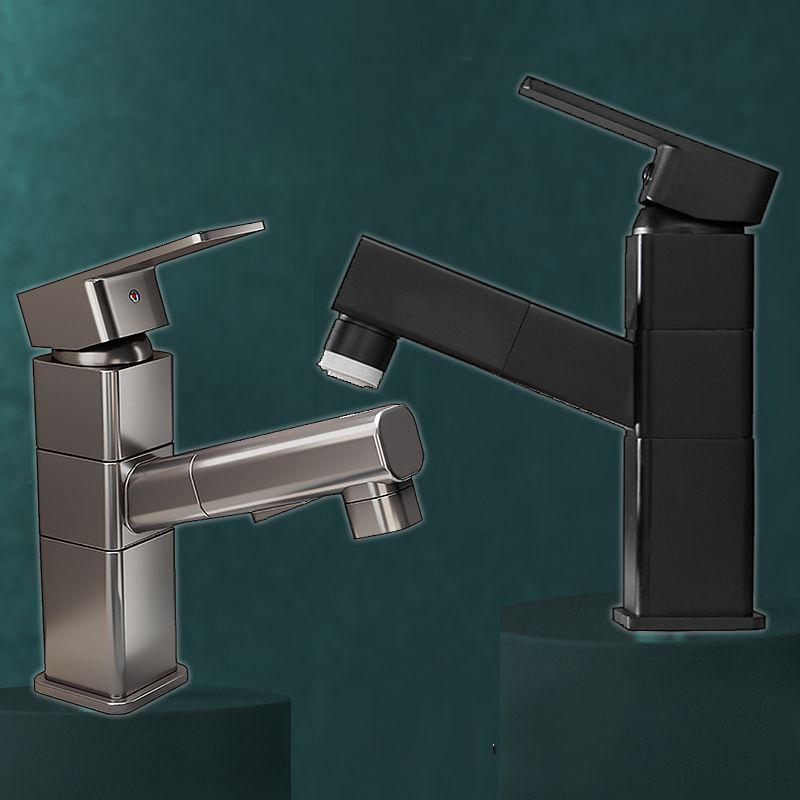 BowLift | Contemporary bathroom sink faucet single-handle swivel spout sink faucet